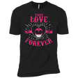 T-Shirts Black / YXS True Love Forever Pink Boys Premium T-Shirt