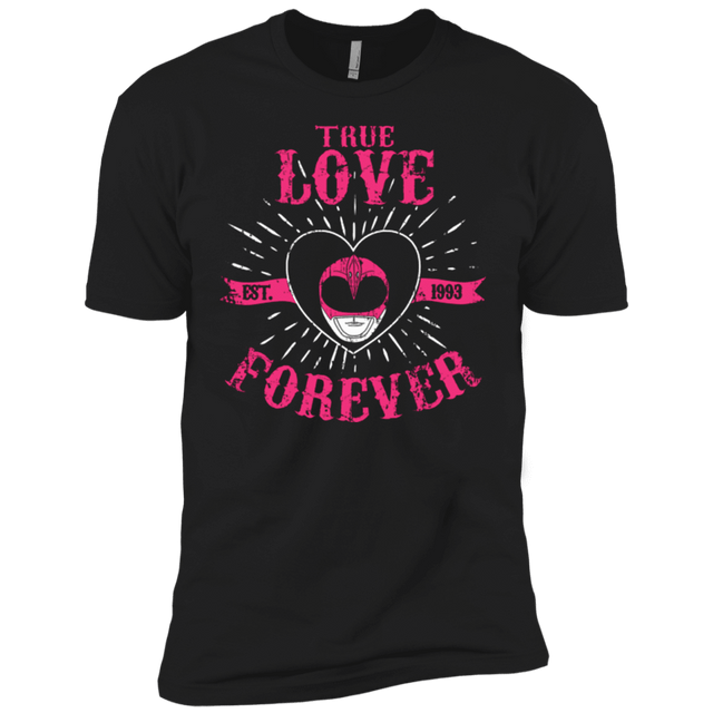 T-Shirts Black / YXS True Love Forever Pink Boys Premium T-Shirt