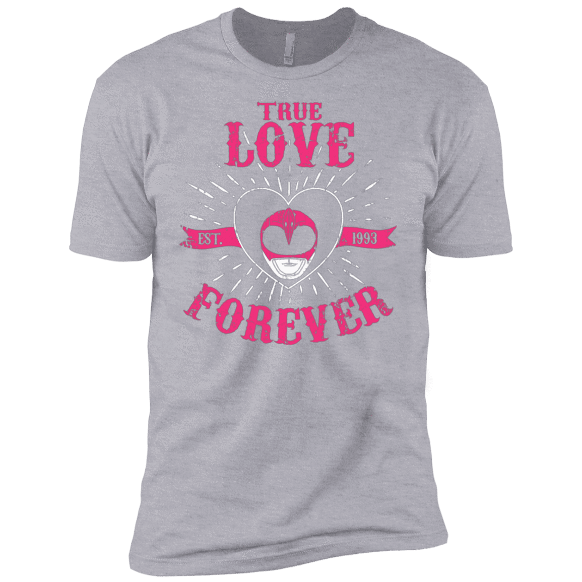 T-Shirts Heather Grey / YXS True Love Forever Pink Boys Premium T-Shirt