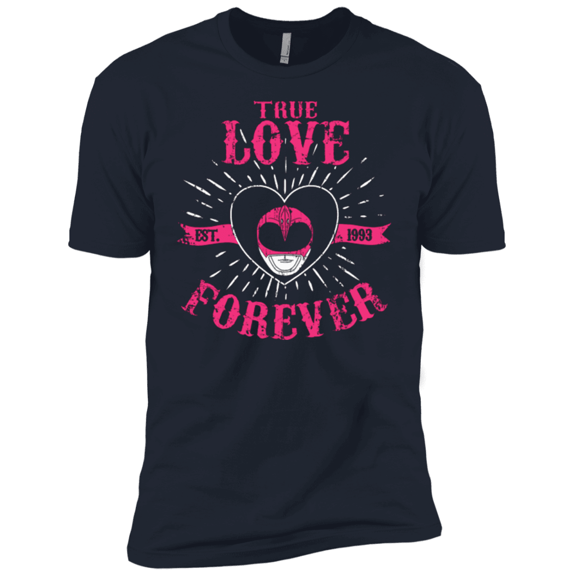 T-Shirts Midnight Navy / YXS True Love Forever Pink Boys Premium T-Shirt