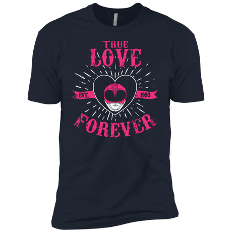 T-Shirts Midnight Navy / YXS True Love Forever Pink Boys Premium T-Shirt