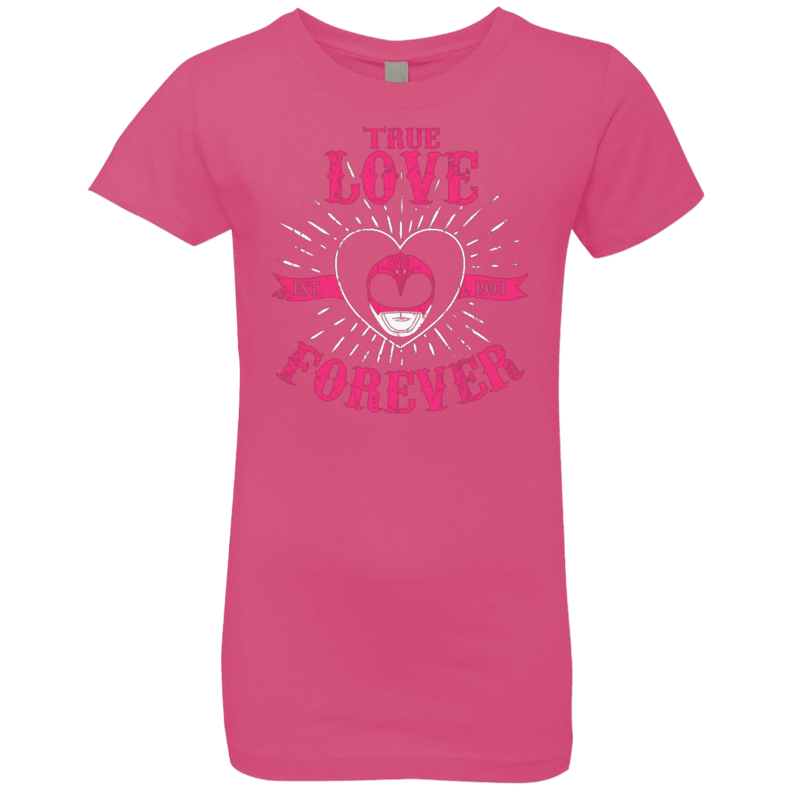 T-Shirts Hot Pink / YXS True Love Forever Pink Girls Premium T-Shirt