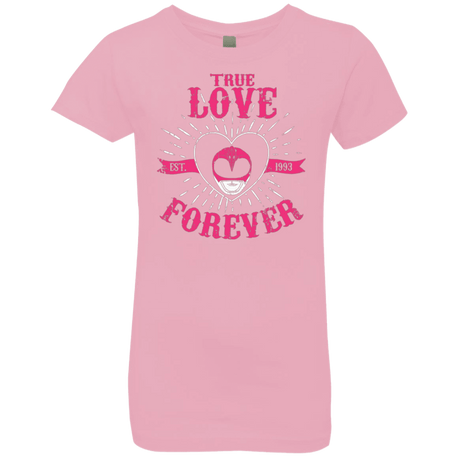 T-Shirts Light Pink / YXS True Love Forever Pink Girls Premium T-Shirt