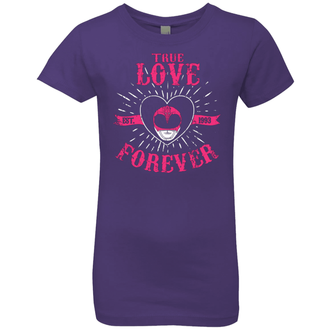 T-Shirts Purple Rush / YXS True Love Forever Pink Girls Premium T-Shirt