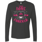 T-Shirts Heavy Metal / Small True Love Forever Pink Men's Premium Long Sleeve