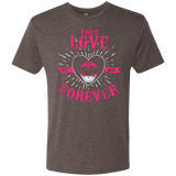 T-Shirts Macchiato / Small True Love Forever Pink Men's Triblend T-Shirt