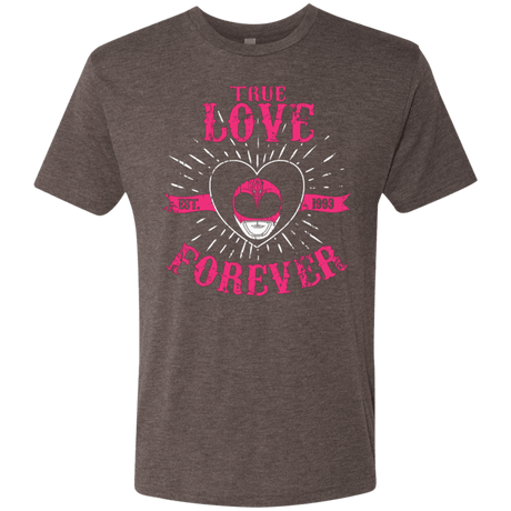 T-Shirts Macchiato / Small True Love Forever Pink Men's Triblend T-Shirt