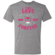 T-Shirts Premium Heather / Small True Love Forever Pink Men's Triblend T-Shirt