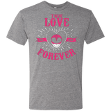 T-Shirts Premium Heather / Small True Love Forever Pink Men's Triblend T-Shirt