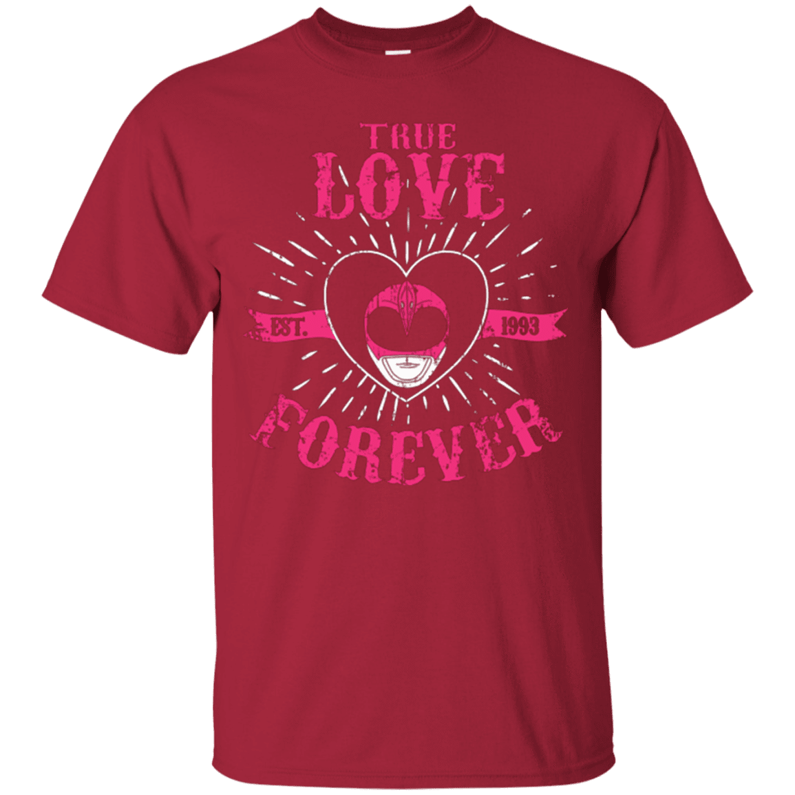 T-Shirts Cardinal / Small True Love Forever Pink T-Shirt