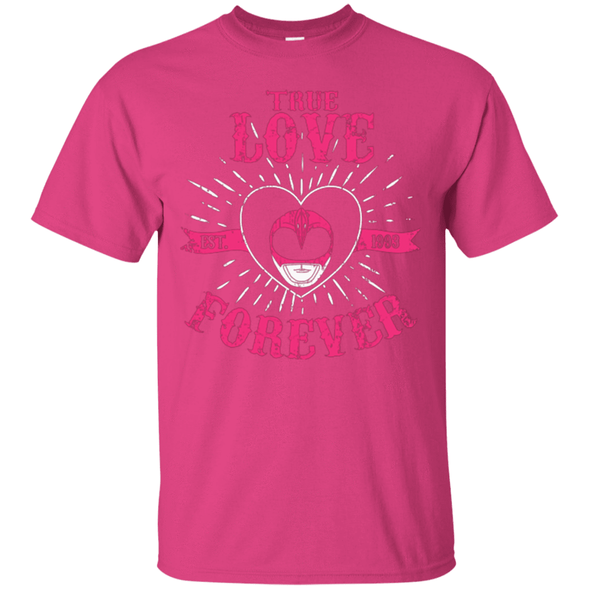 T-Shirts Heliconia / Small True Love Forever Pink T-Shirt