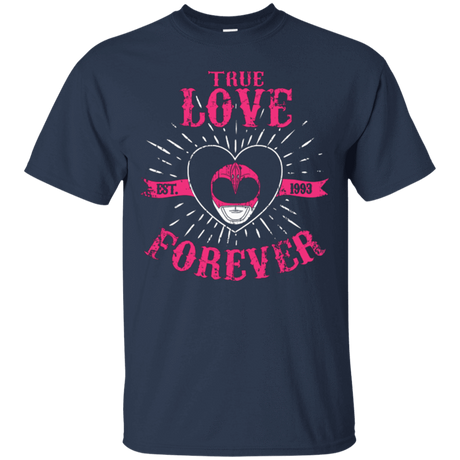 T-Shirts Navy / Small True Love Forever Pink T-Shirt