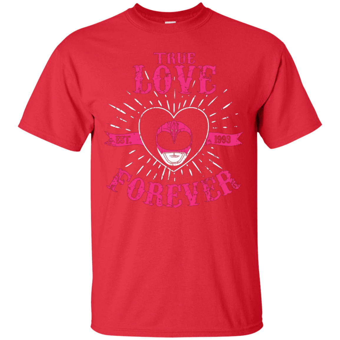 T-Shirts Red / Small True Love Forever Pink T-Shirt