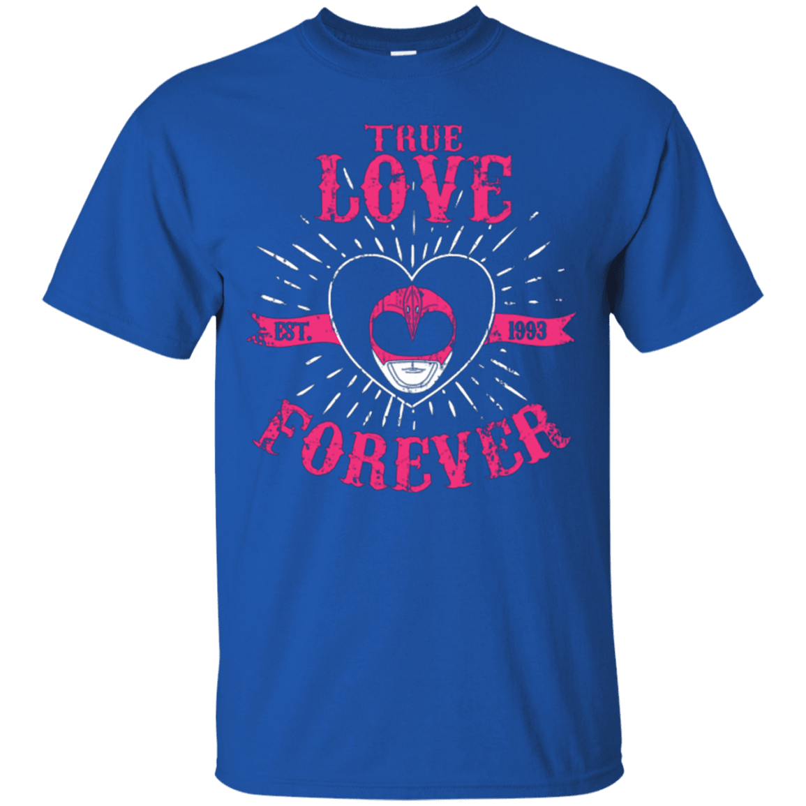 T-Shirts Royal / Small True Love Forever Pink T-Shirt