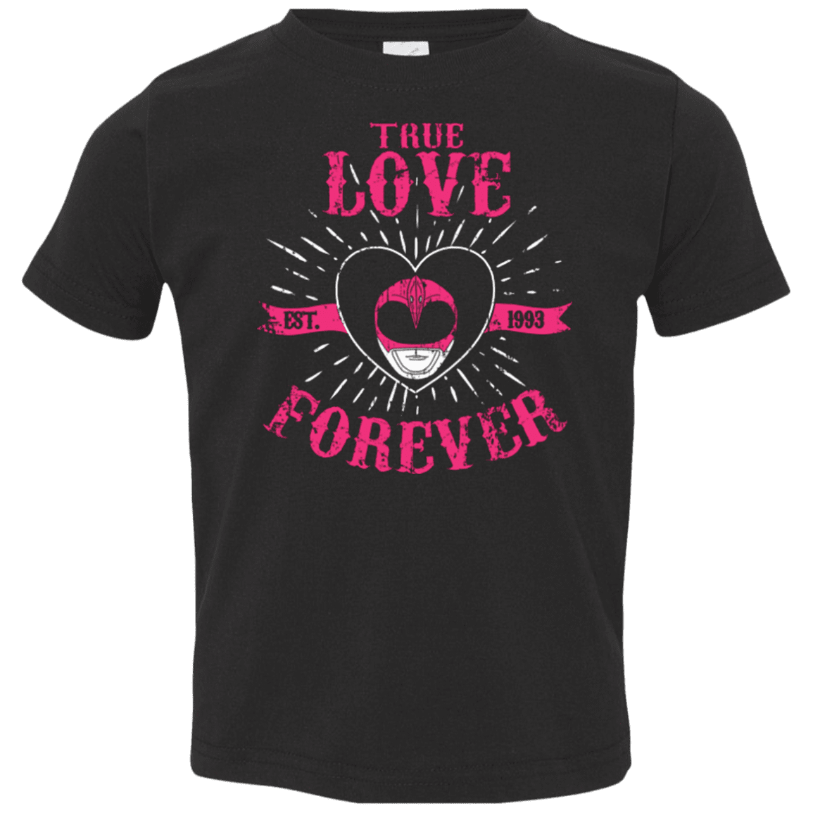 T-Shirts Black / 2T True Love Forever Pink Toddler Premium T-Shirt