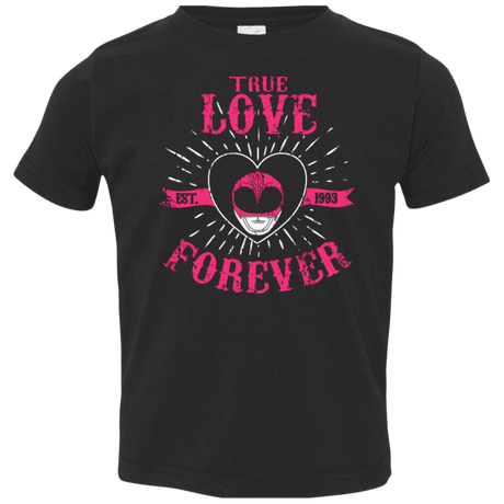 T-Shirts Black / 2T True Love Forever Pink Toddler Premium T-Shirt