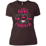 T-Shirts Dark Chocolate / X-Small True Love Forever Pink Women's Premium T-Shirt