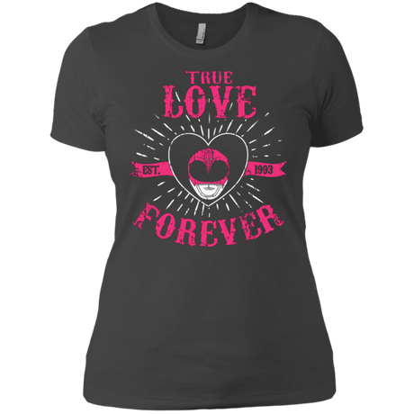 T-Shirts Heavy Metal / X-Small True Love Forever Pink Women's Premium T-Shirt