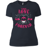 T-Shirts Indigo / X-Small True Love Forever Pink Women's Premium T-Shirt