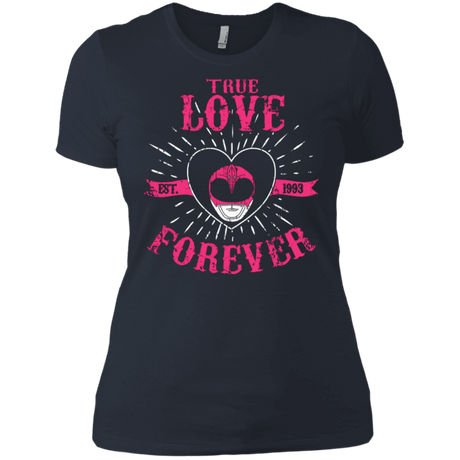 T-Shirts Indigo / X-Small True Love Forever Pink Women's Premium T-Shirt