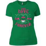 T-Shirts Kelly Green / X-Small True Love Forever Pink Women's Premium T-Shirt