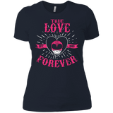 T-Shirts Midnight Navy / X-Small True Love Forever Pink Women's Premium T-Shirt