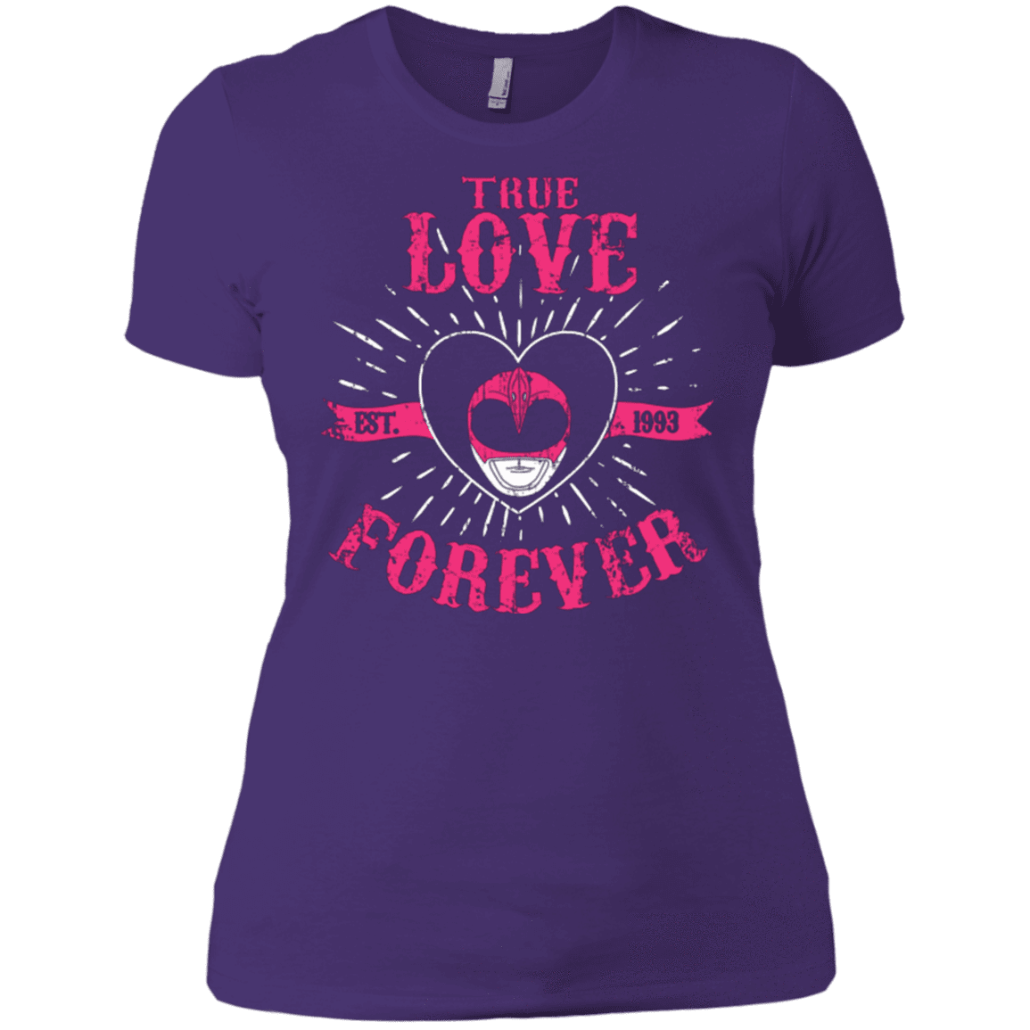 T-Shirts Purple / X-Small True Love Forever Pink Women's Premium T-Shirt