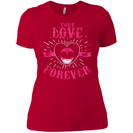T-Shirts Red / X-Small True Love Forever Pink Women's Premium T-Shirt
