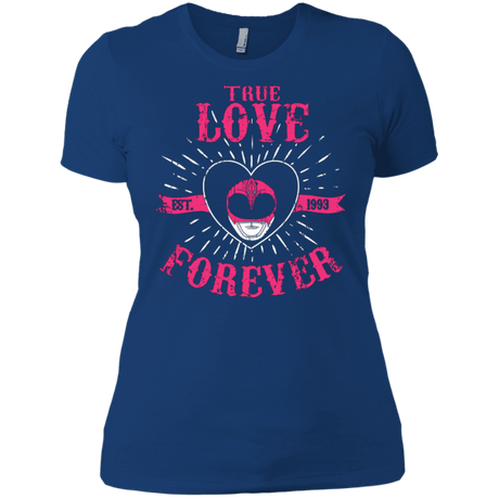 T-Shirts Royal / X-Small True Love Forever Pink Women's Premium T-Shirt