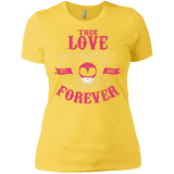 T-Shirts Vibrant Yellow / X-Small True Love Forever Pink Women's Premium T-Shirt