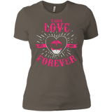 T-Shirts Warm Grey / X-Small True Love Forever Pink Women's Premium T-Shirt