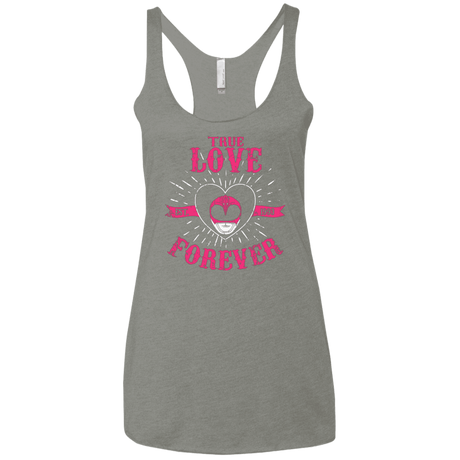 T-Shirts Venetian Grey / X-Small True Love Forever Pink Women's Triblend Racerback Tank