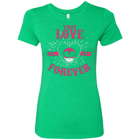 T-Shirts Envy / Small True Love Forever Pink Women's Triblend T-Shirt
