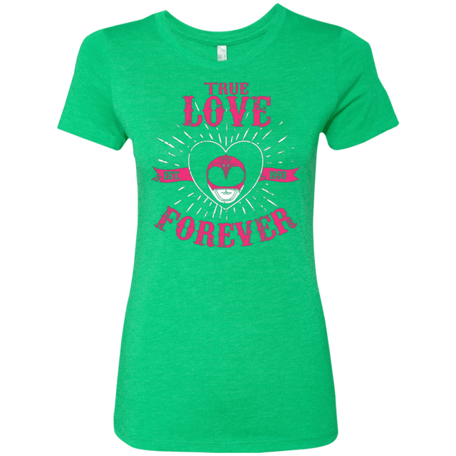 T-Shirts Envy / Small True Love Forever Pink Women's Triblend T-Shirt