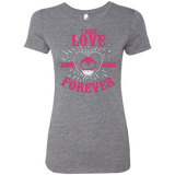 T-Shirts Premium Heather / Small True Love Forever Pink Women's Triblend T-Shirt