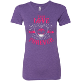 T-Shirts Purple Rush / Small True Love Forever Pink Women's Triblend T-Shirt