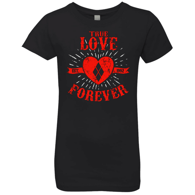 T-Shirts Black / YXS True Love Forever Quinn Girls Premium T-Shirt