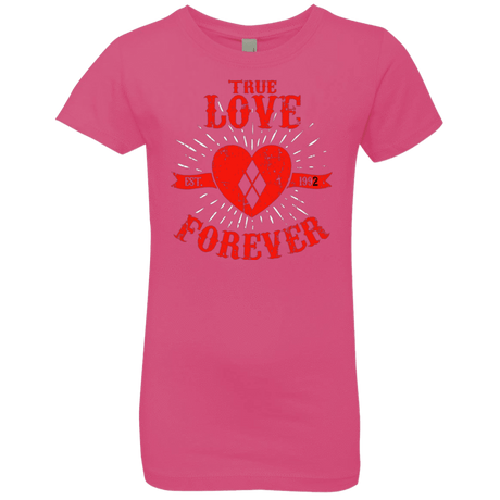 T-Shirts Hot Pink / YXS True Love Forever Quinn Girls Premium T-Shirt