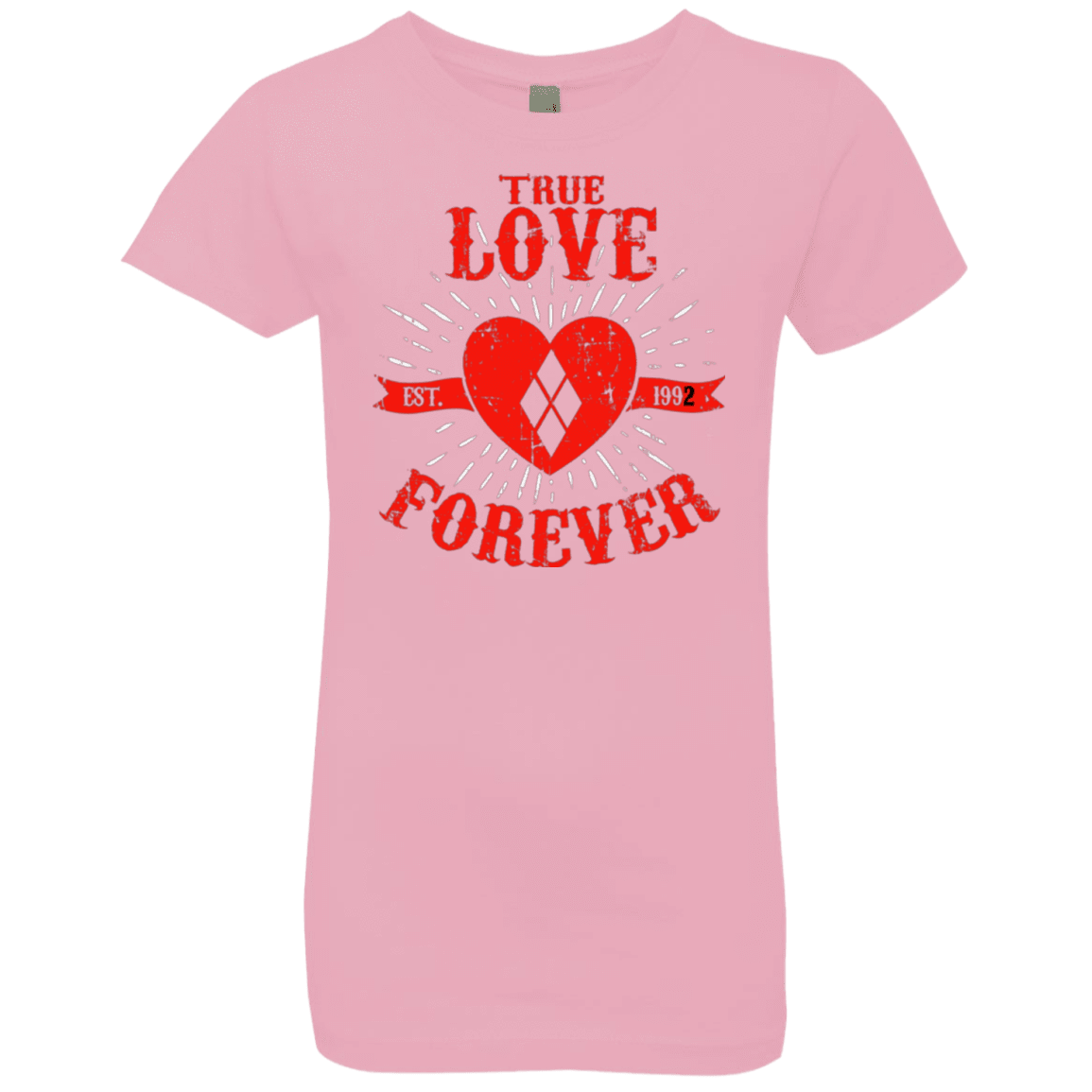 T-Shirts Light Pink / YXS True Love Forever Quinn Girls Premium T-Shirt