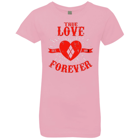 T-Shirts Light Pink / YXS True Love Forever Quinn Girls Premium T-Shirt