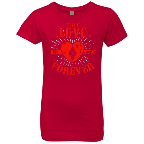 T-Shirts Red / YXS True Love Forever Quinn Girls Premium T-Shirt