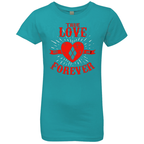 T-Shirts Tahiti Blue / YXS True Love Forever Quinn Girls Premium T-Shirt