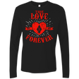 T-Shirts Black / Small True Love Forever Quinn Men's Premium Long Sleeve