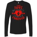 T-Shirts Black / Small True Love Forever Quinn Men's Premium Long Sleeve