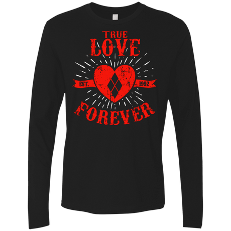 T-Shirts Black / Small True Love Forever Quinn Men's Premium Long Sleeve