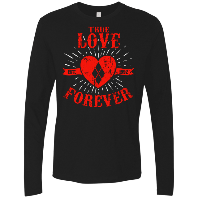 T-Shirts Black / Small True Love Forever Quinn Men's Premium Long Sleeve