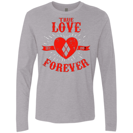 T-Shirts Heather Grey / Small True Love Forever Quinn Men's Premium Long Sleeve