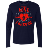 T-Shirts Midnight Navy / Small True Love Forever Quinn Men's Premium Long Sleeve