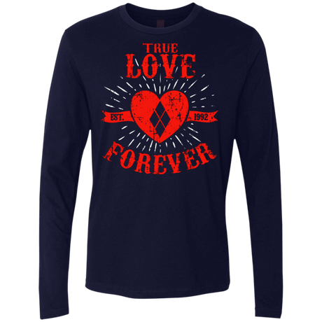 T-Shirts Midnight Navy / Small True Love Forever Quinn Men's Premium Long Sleeve