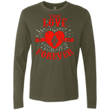 T-Shirts Military Green / Small True Love Forever Quinn Men's Premium Long Sleeve